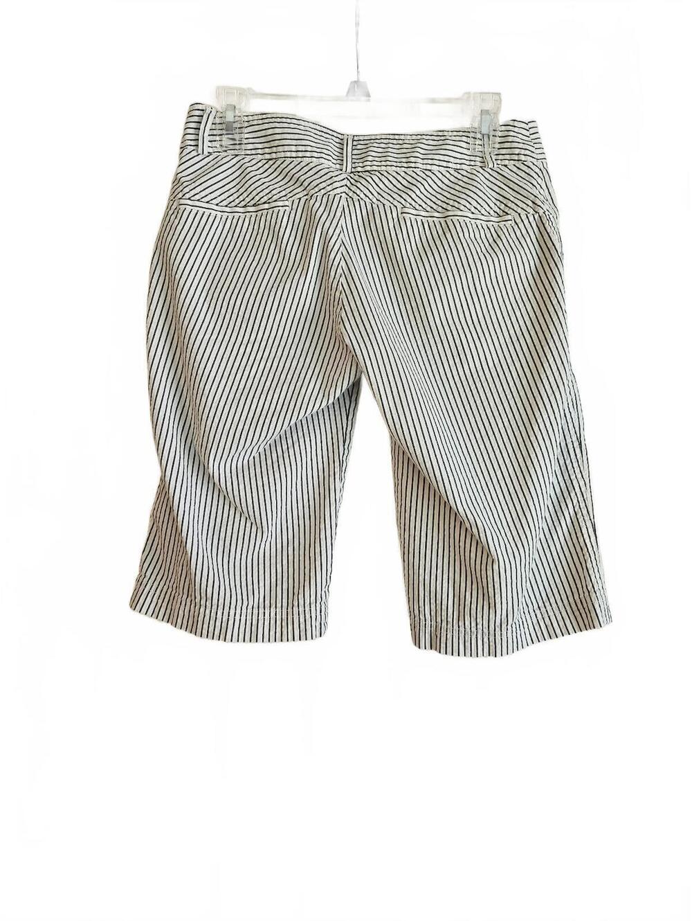Lacoste Striped Chino Sailor Shorts with Button Detail-Med (28"-30")-Vintage - Picture 2 of 10